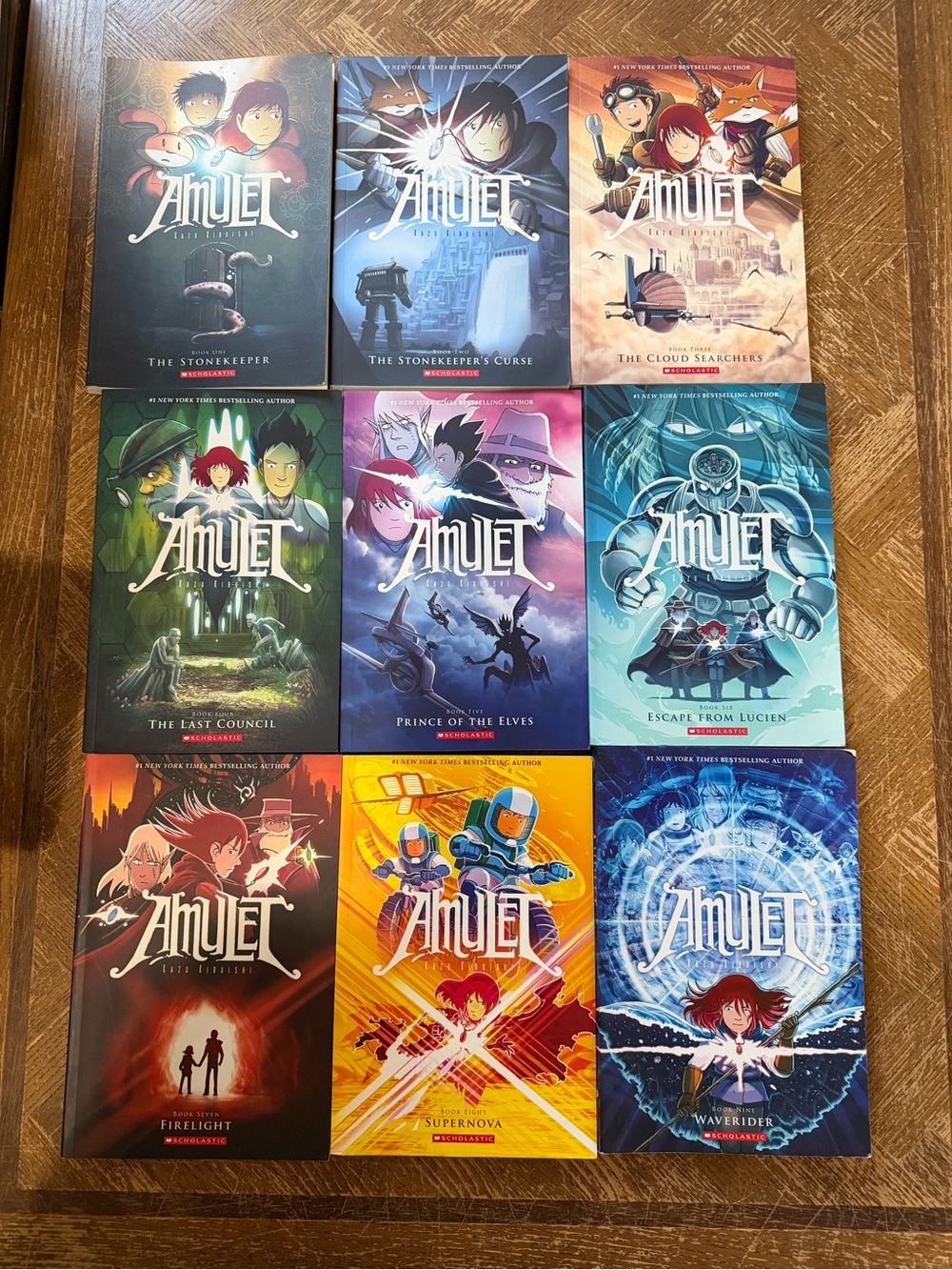 Amulet Graphic Novels Books 1-9